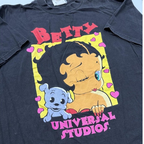 Universal Studios Other - Betty Boop Universal Studios Black Graphic T Shirt XX Large